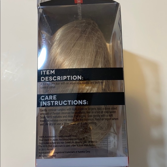 NIB Revlon Dark Blonde Ballerina Full Volume Bun - Picture 3 of 3
